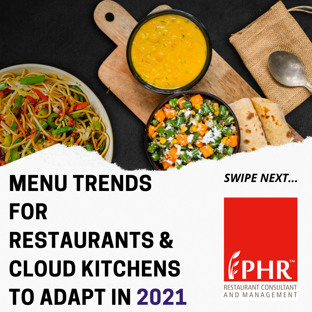 Menu Trends For Restaurants & Cloud Kitchens to Adapt in 2021